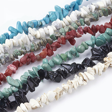 3mm Mixed Color Chip Mixed Stone Beads