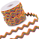 10 Yards Polyester Wave Ribbon(OCOR-GF0003-14B)-1