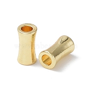 Brass Beads, Bamboo Stick, Real 18K Gold Plated, 6x3mm, Hole: 1.6mm(X-KK-P223-18G)