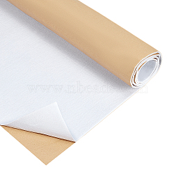 1Pc Self-adhesive Cotton Fabric, DIY Craft Supplies, Rectangle, White, 494x1043x2.5mm(DIY-BC0015-96C)