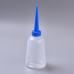 Plastic Glue Bottles, Blue, 17cm, Capacity: 150ml(X-DIY-WH0079-73)