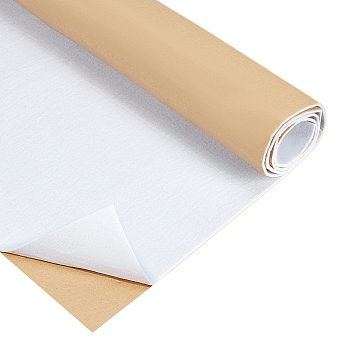 1Pc Self-adhesive Cotton Fabric, DIY Craft Supplies, Rectangle, White, 494x1043x2.5mm