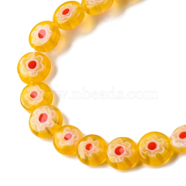 Handmade Millefiori Lampwork Beads Strands(LAMP-G164-11G)-3