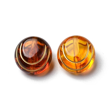 Imitation Amber Transparent Acrylic Beads(MACR-D071-02E)-3