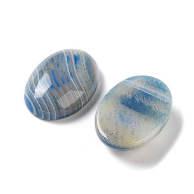 Natural Striped Agate/Banded Agate Cabochons(G-H296--01D-05)-2