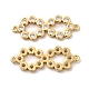 Brass Pave Clear Cubic Zirconia Connetor Charms(KK-A180-17G)-1