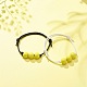 2Pcs 2 Colors Acrylic Tennis Beaded Bracelet(BJEW-JB08558-01)-2