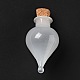 Ornement de bouteilles de liège en verre en forme de larme(AJEW-A039-01E)-2
