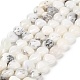 Natural White African Opal Beads Strands(G-H005-C10-01)-1