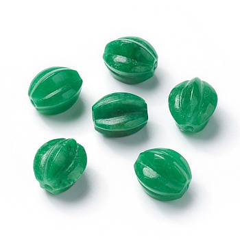 Natural Myanmar Jade/Burmese Jade Beads, Dyed, Carambola, 14x12.5~13mm, Hole: 1.6~1.8mm