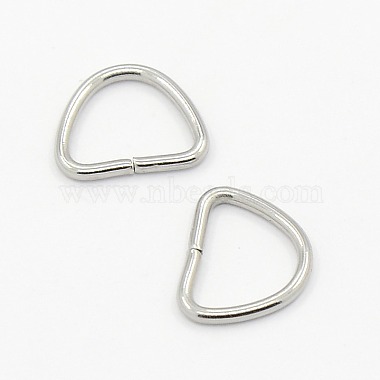 Stainless Steel Color Triangle Stainless Steel Close but Unsoldered Jump Rings