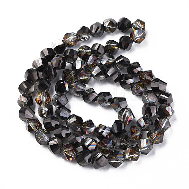 Electroplate Transparent Glass Beads Strands(EGLA-N002-39-D02)-2