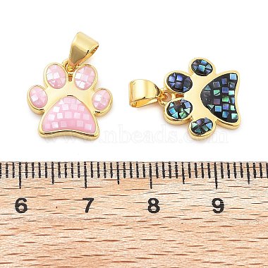 Rack Plating Brass Enamel Charms(KK-K380-12G)-3