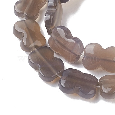 Natural Grey Agate Beads Strands(G-K359-D03-01)-4