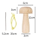 Wooden Darning Mushroom(PW-WG15661-01)-2
