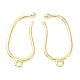 Brass Earring Hooks(KK-R149-23G)-1
