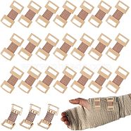 CHGCRAFT 120Pcs Aluminum Clips for Elastic Bandages, Bandage Wrap Clips, Peru, 30x15x2mm, Hole: 4x11mm(FIND-CA0004-95A)