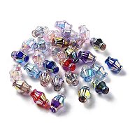 Transparent Acrylic Beads, Cone, Mixed Color, 13x9mm, Hole: 2.8mm(OACR-Z017-03)