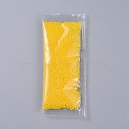 Decorative Moss Powder, for Terrariums, DIY Epoxy Resin Material Filling, Yellow, Packing Bag: 125x60x8mm(X-DIY-E032-06S)
