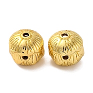 Acorn Shape Rack Plating Brass Bead, 3-Hole T-drilled Guru Beads, Lead Free & Cadmium Free, Long-Lasting Plated, Real 18K Gold Plated, 9.5x9.5x9mm, Hole: 1.2mm(KK-S406-02G-A)