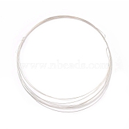 925 Sterling Silver Wire, Round, Silver, 26 Gauge, 0.4mm(STER-D002-0.4mm-A)