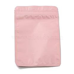 Plastic Packaging Zip Lock Bags, Top Self Seal Pouches, Rectangle, Pink, 15x10.5x0.15cm, Unilateral Thickness: 2.5 Mil(0.065mm)(OPP-K001-01B-01)