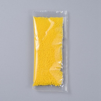 Decorative Moss Powder, for Terrariums, DIY Epoxy Resin Material Filling, Yellow, Packing Bag: 125x60x8mm