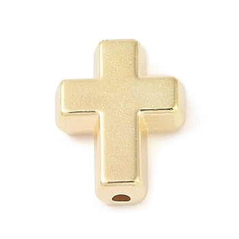 CCB Plastic Beads, Cross, Antique Golden, 16x12.5x5mm, Hole: 1.5mm