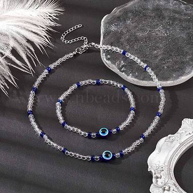 Evil Eye Jewelry Set(SJEW-JS01290)-2