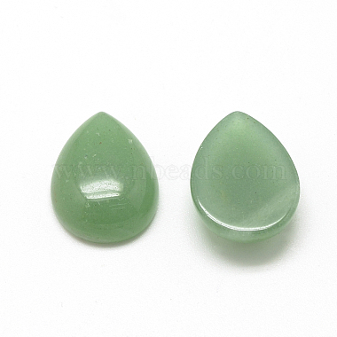 Естественный зеленый авантюрин кабошонов(X-G-R417-10x14-43)-2