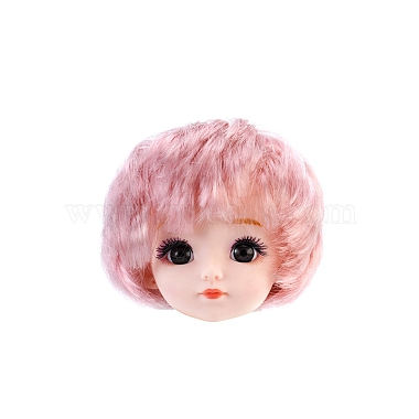 Pink Plastic Doll Head