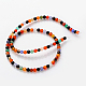 16 inch Color Agate Beads Strands(GSR4mmC136)-3