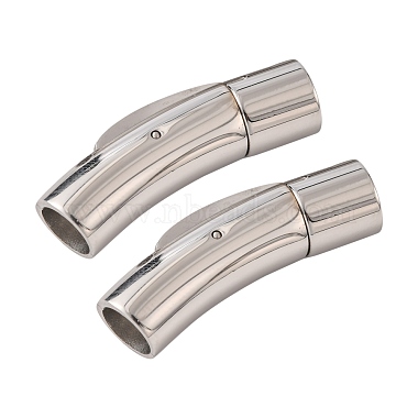 Column 316 Surgical Stainless Steel Bayonet Clasps(STAS-A021-6mm)-2