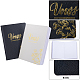 Imitation Leather Wedding Guestbooks Notepad with Gold Foil(AJEW-WH0348-157)-6