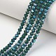 Electroplate Opaque Solid Color Glass Beads Strands(EGLA-A034-P1mm-L06)-1