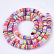 Handmade Polymer Clay Beads Strands(X-CLAY-R086-01)-1