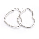 Tarnish Resistant 201 Stainless Steel Hoop Earrings(EJEW-A052-09B)-1