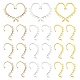 18pièces 3 couleurs en alliage pour boucles d'oreilles(FIND-YW0004-24)-1