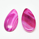 Dyed Natural Strip Agate Cabochons(G-Q957-05E)-1