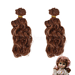 PP Hair Doll Wig Hair, for DIY Girls BJD Makings Accessories, Sienna, 170x1000x0.7mm(DIY-WH0349-395B-04)