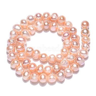 Natural Cultured Freshwater Pearl Beads Strands(PEAR-N013-06U)-4