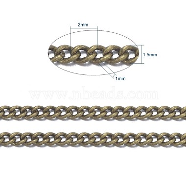 Brass Twisted Chains(CHC010Y-AB)-6