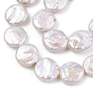 Natural Baroque Pearl Keshi Pearl Beads Strands(PEAR-S018-06D)-2