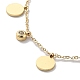 Vacuum Plating Golden 304 Stainless Steel Bib Necklace with Rhinestone(NJEW-M207-01A-G)-2