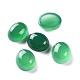 Агатовые кабошоны из натурального зеленого оникса(G-H231-09A)-1