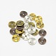 Mixed Color Tibetan Style Alloy Disc Spacer Beads(TIBEB-X0026-NR)-1