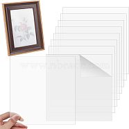 PMMA Clear Board, Rectangle, White, 177x127x0.5mm(DIY-WH0076-30)