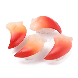 Artificial Plastic Sushi Sashimi Model, Imitation Food, for Display Decorations, Red Fish Sushi, Red, 51x33x20mm(DJEW-P012-10)