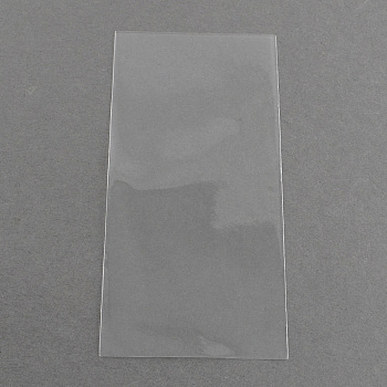 OPP Cellophane Bags, Rectangle, Clear, 12x6cm, Unilateral Thickness: 0.035mm