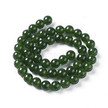 Natürliche weiße Jade perlen Stränge(G-G796-04C-01)-2
